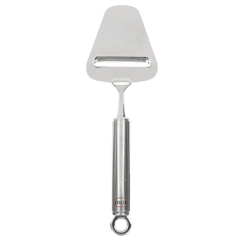 NEW Rosle 9.4" Cheese Slicer w/ Round Handle, Stainless (12738), Silver